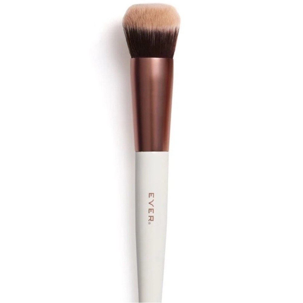 Ever Face 2 Foundation Brush vegan cruelty free synthetic bristles new in bag